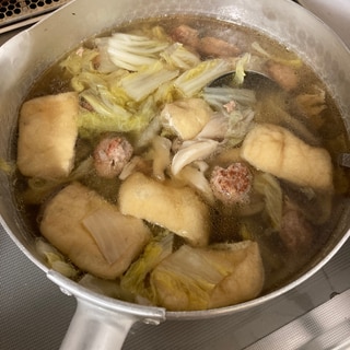 うちのスープ　白菜と肉団子の鍋スープ